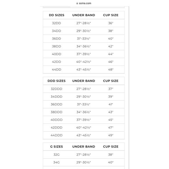 Soma Vanishing 360 Perfect Coverage Bra Size 40DDD Warm Amber NWT - Picture 7 of 15